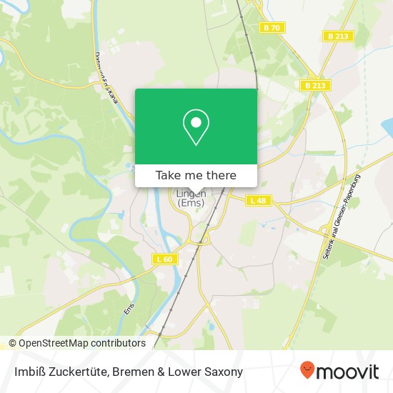 Imbiß Zuckertüte map