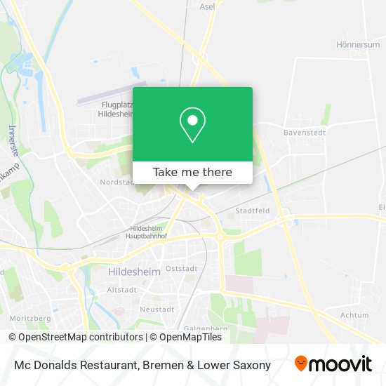 Mc Donalds Restaurant map