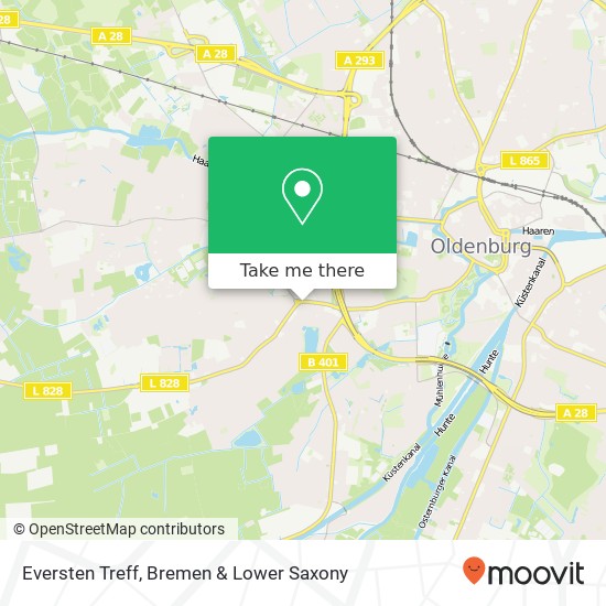 Eversten Treff map