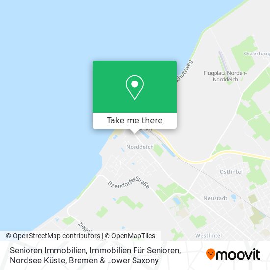 Senioren Immobilien, Immobilien Für Senioren, Nordsee Küste map