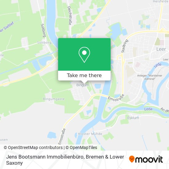 Jens Bootsmann Immobilienbüro map