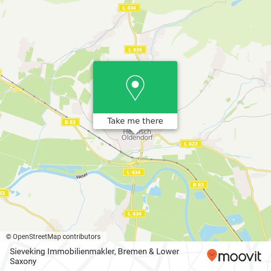 Sieveking Immobilienmakler map