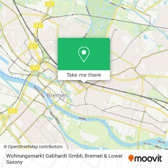 Карта Wohnungsmarkt Gebhardt Gmbh