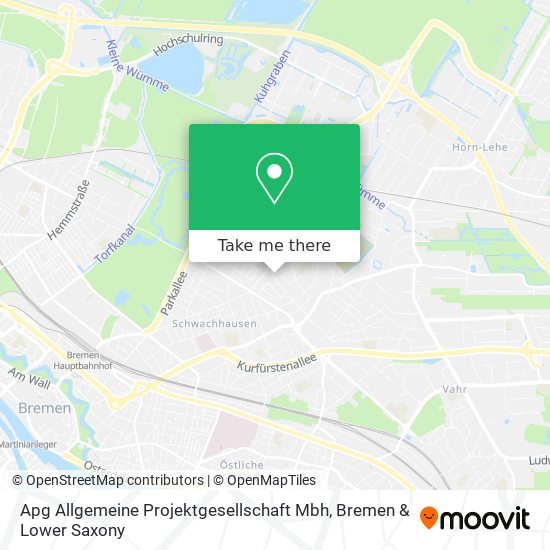 Apg Allgemeine Projektgesellschaft Mbh map