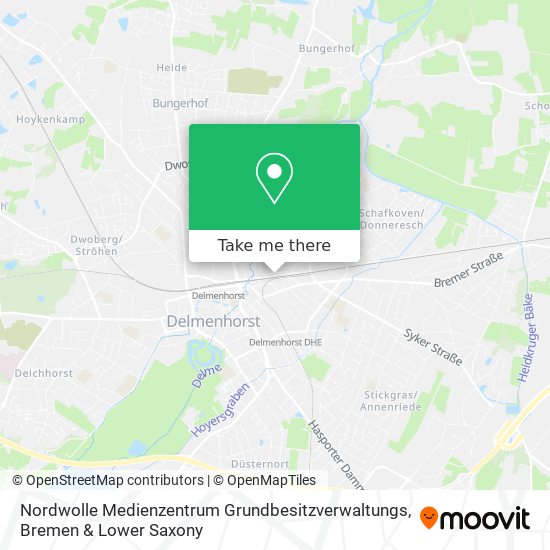 Карта Nordwolle Medienzentrum Grundbesitzverwaltungs