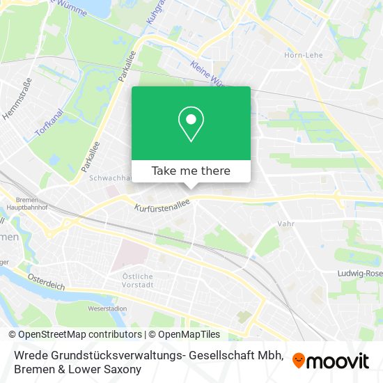 Карта Wrede Grundstücksverwaltungs- Gesellschaft Mbh
