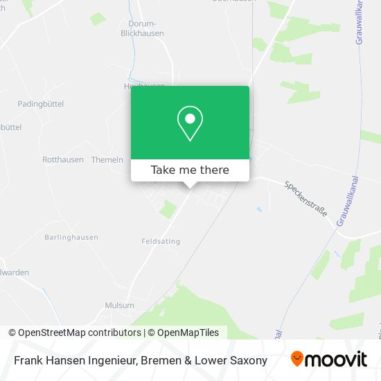 Frank Hansen Ingenieur map