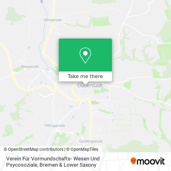 Verein Für Vormundschafts- Wesen Und Psycosoziale map