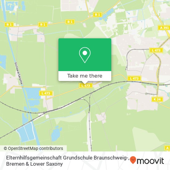Elternhilfsgemeinschaft Grundschule Braunschweig- map