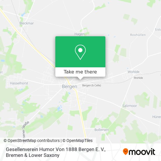 Gesellenverein Humor Von 1888 Bergen E. V. map