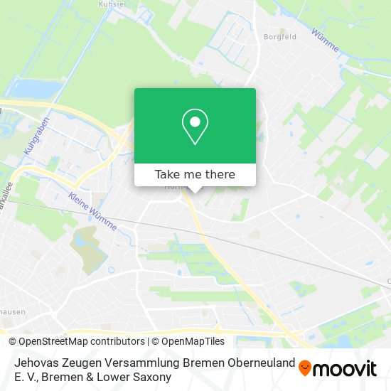 Jehovas Zeugen Versammlung Bremen Oberneuland E. V. map