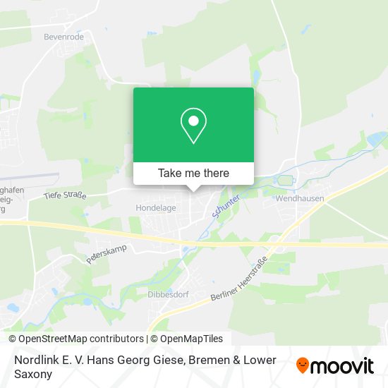 Nordlink E. V. Hans Georg Giese map