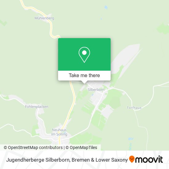 Jugendherberge Silberborn map