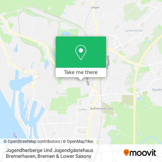 Jugendherberge Und Jugendgästehaus Bremerhaven map