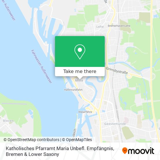 Katholisches Pfarramt Maria Unbefl. Empfängnis map