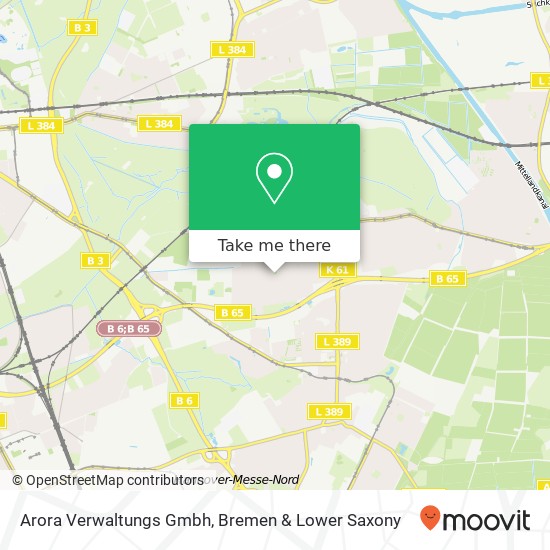 Arora Verwaltungs Gmbh map