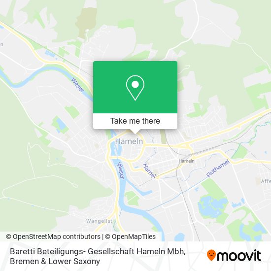 Baretti Beteiligungs- Gesellschaft Hameln Mbh map