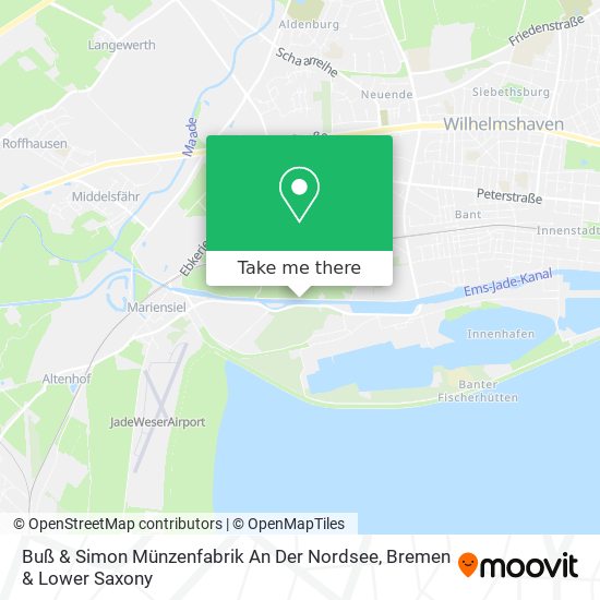 Buß & Simon Münzenfabrik An Der Nordsee map