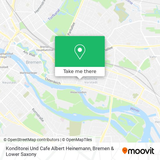 Konditorei Und Cafe Albert Heinemann map