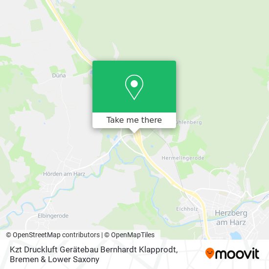 Kzt Druckluft Gerätebau Bernhardt Klapprodt map
