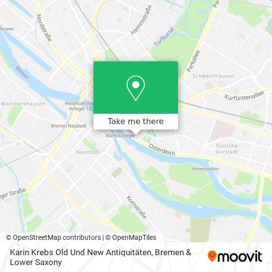 Karin Krebs Old Und New Antiquitäten map