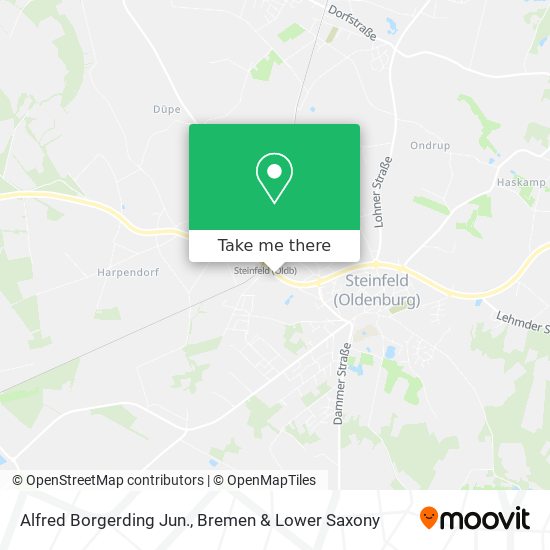 Alfred Borgerding Jun. map