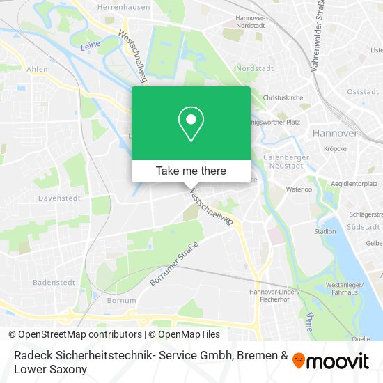 Radeck Sicherheitstechnik- Service Gmbh map