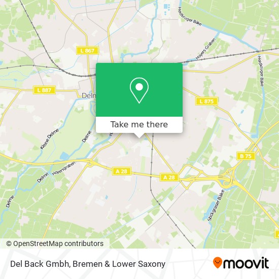 Del Back Gmbh map