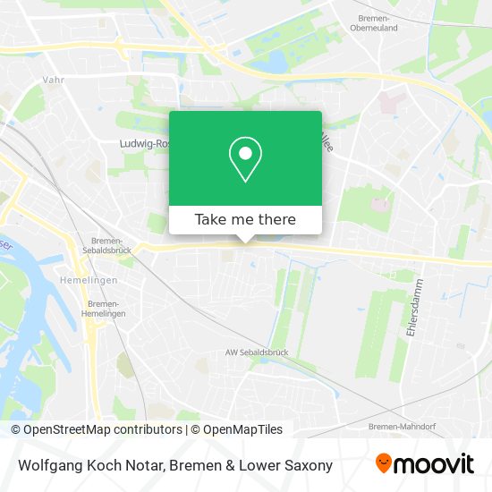 Wolfgang Koch Notar map