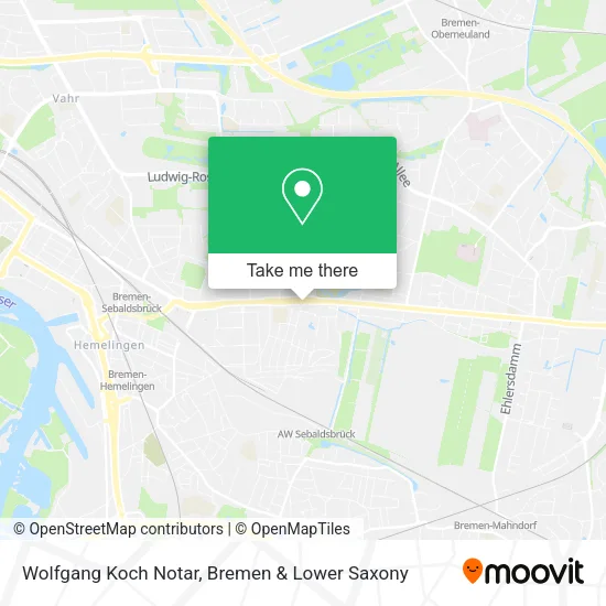 Карта Wolfgang Koch Notar