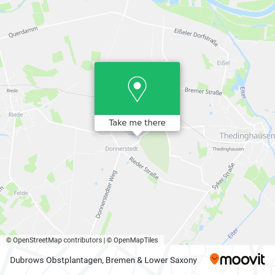 Dubrows Obstplantagen map