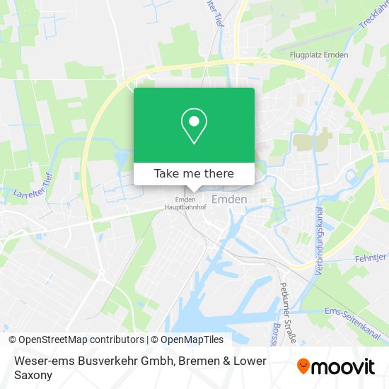 Weser-ems Busverkehr Gmbh map