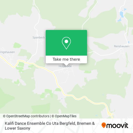 Kalifi Dance Ensemble Co Uta Bergfeld map