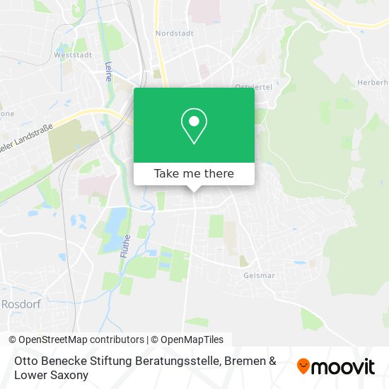 Otto Benecke Stiftung Beratungsstelle map