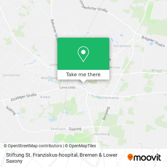 Stiftung St. Franziskus-hospital map