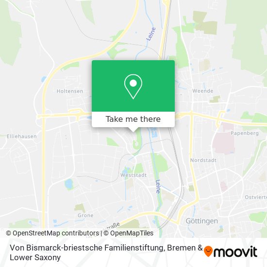 Von Bismarck-briestsche Familienstiftung map