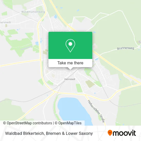 Waldbad Birkerteich map