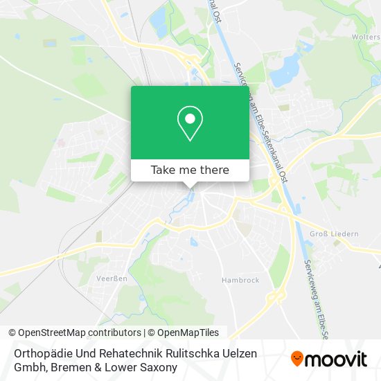 Карта Orthopädie Und Rehatechnik Rulitschka Uelzen Gmbh