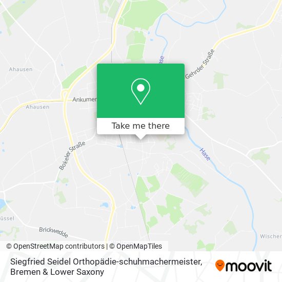 Siegfried Seidel Orthopädie-schuhmachermeister map