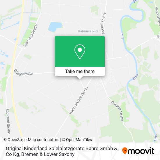 Original Kinderland Spielplatzgeräte Bähre Gmbh & Co Kg map