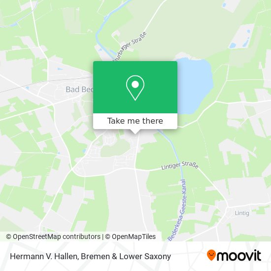 Hermann V. Hallen map