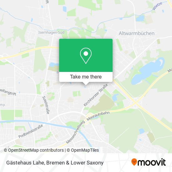 Gästehaus Lahe map