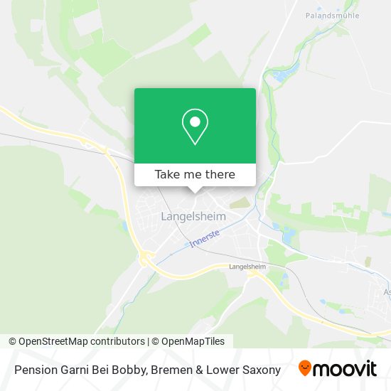 Pension Garni Bei Bobby map