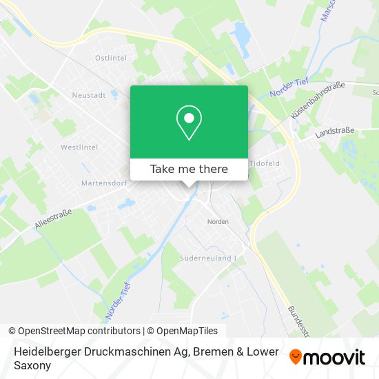 Heidelberger Druckmaschinen Ag map