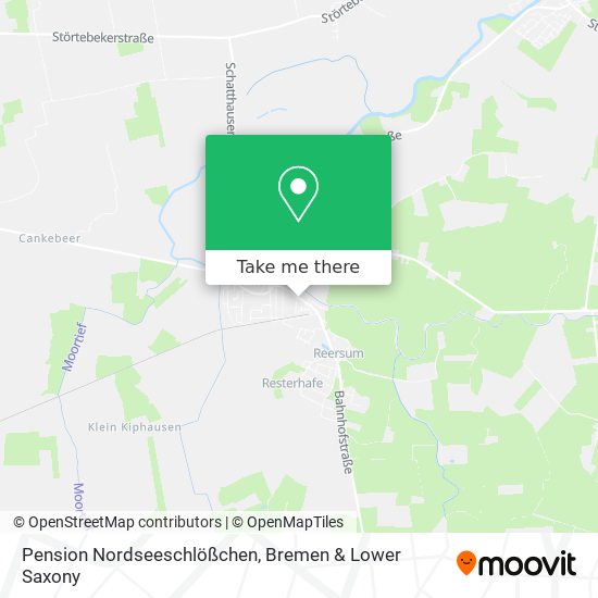 Pension Nordseeschlößchen map