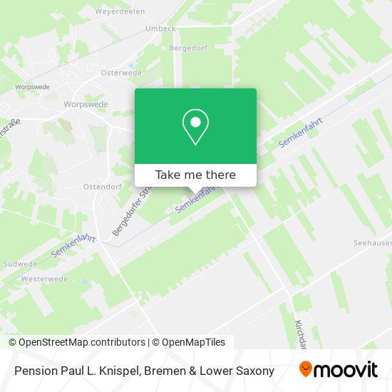 Pension Paul L. Knispel map