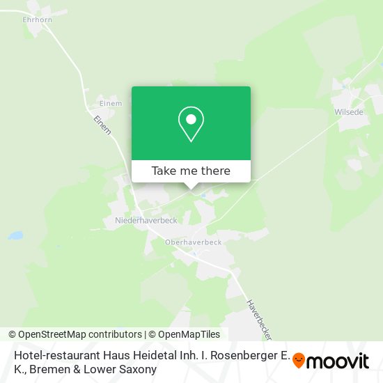 Hotel-restaurant Haus Heidetal Inh. I. Rosenberger E. K. map