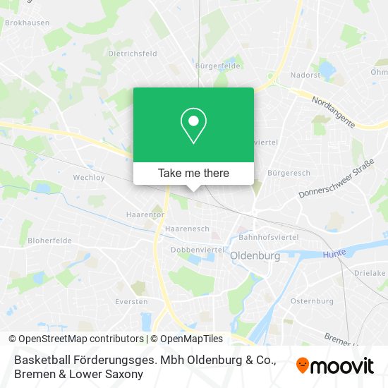 Basketball Förderungsges. Mbh Oldenburg & Co. map