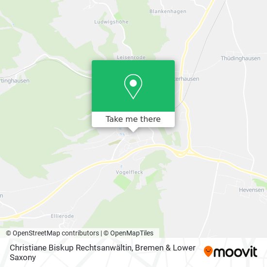 Christiane Biskup Rechtsanwältin map