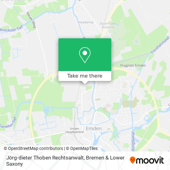 Jörg-dieter Thoben Rechtsanwalt map
